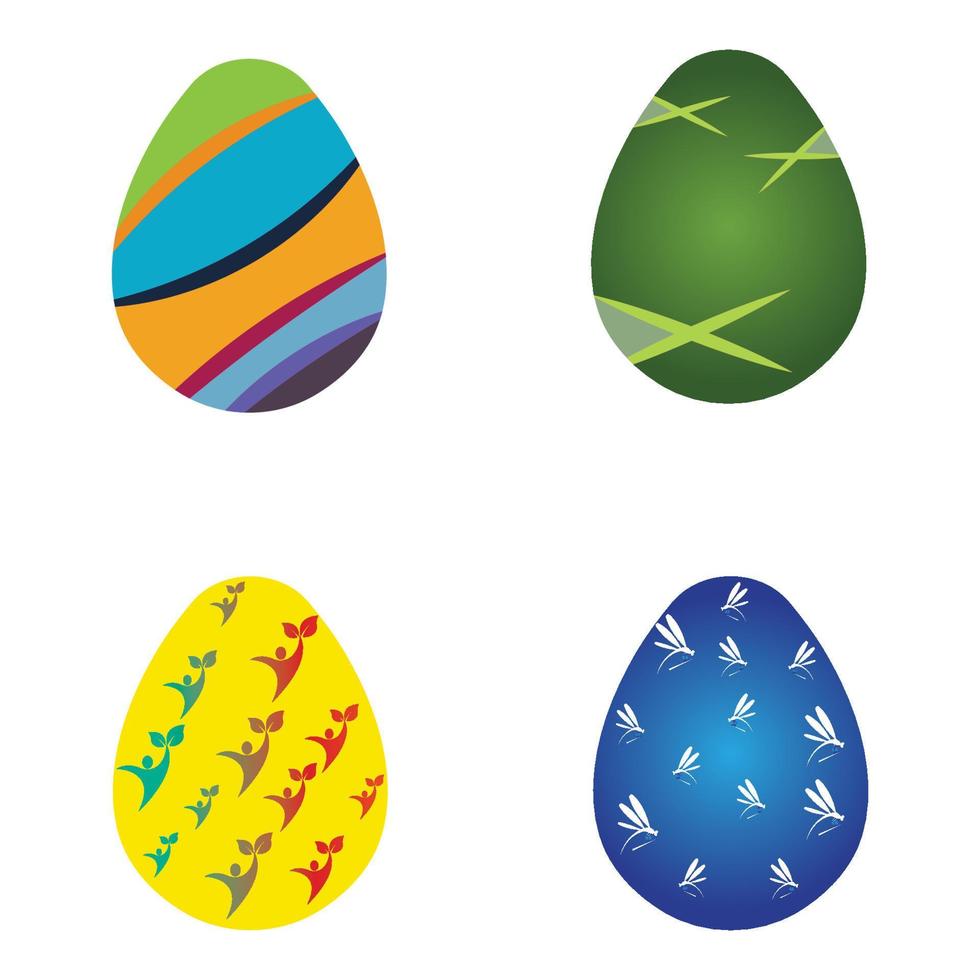 Easter vector icon tamplate background