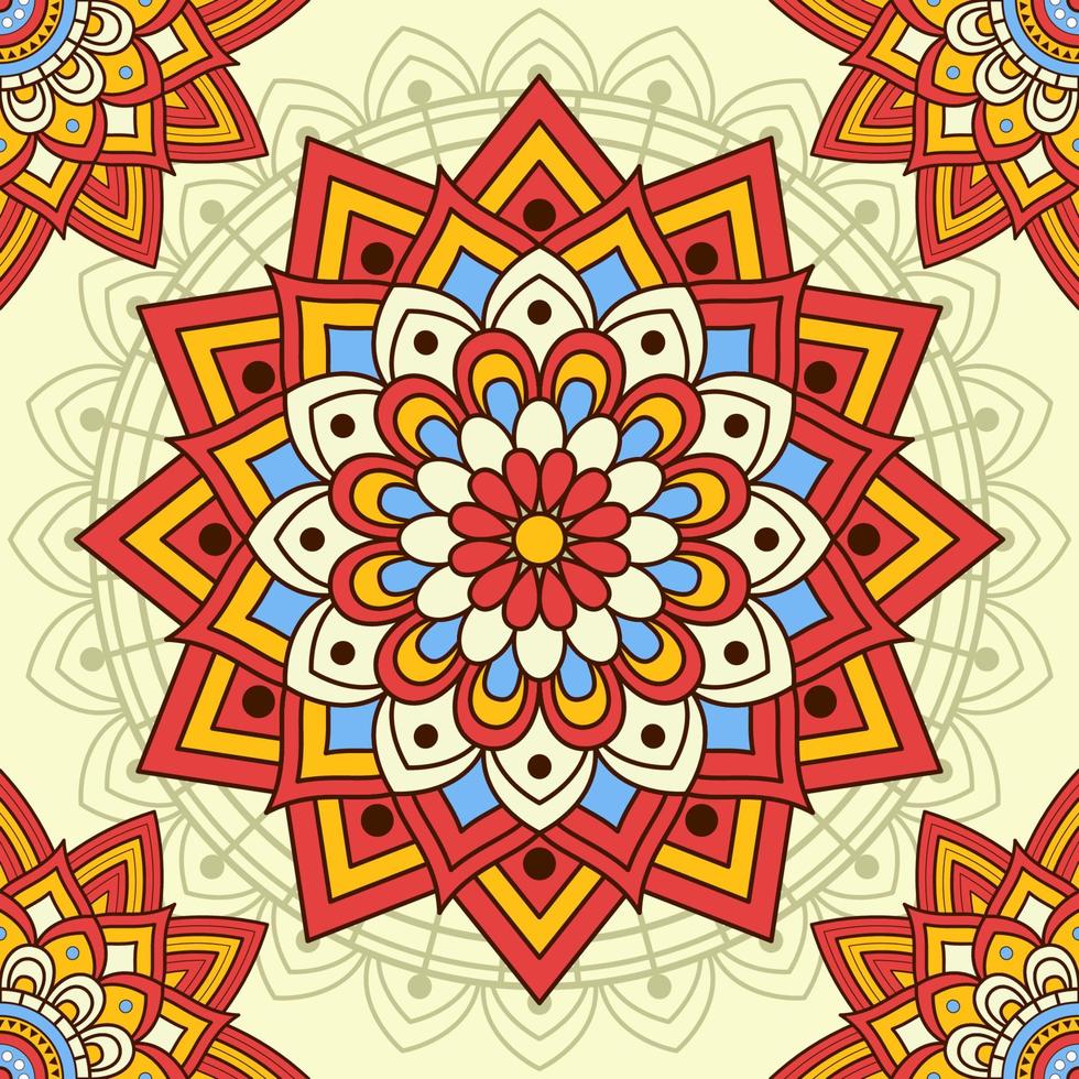 Mandala Seamless Background vector