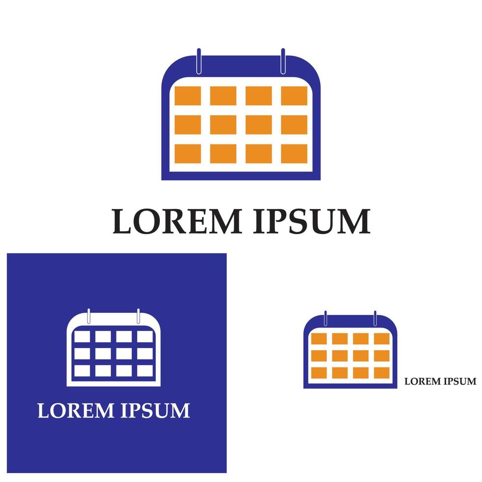 Calendar icon illustration vector background