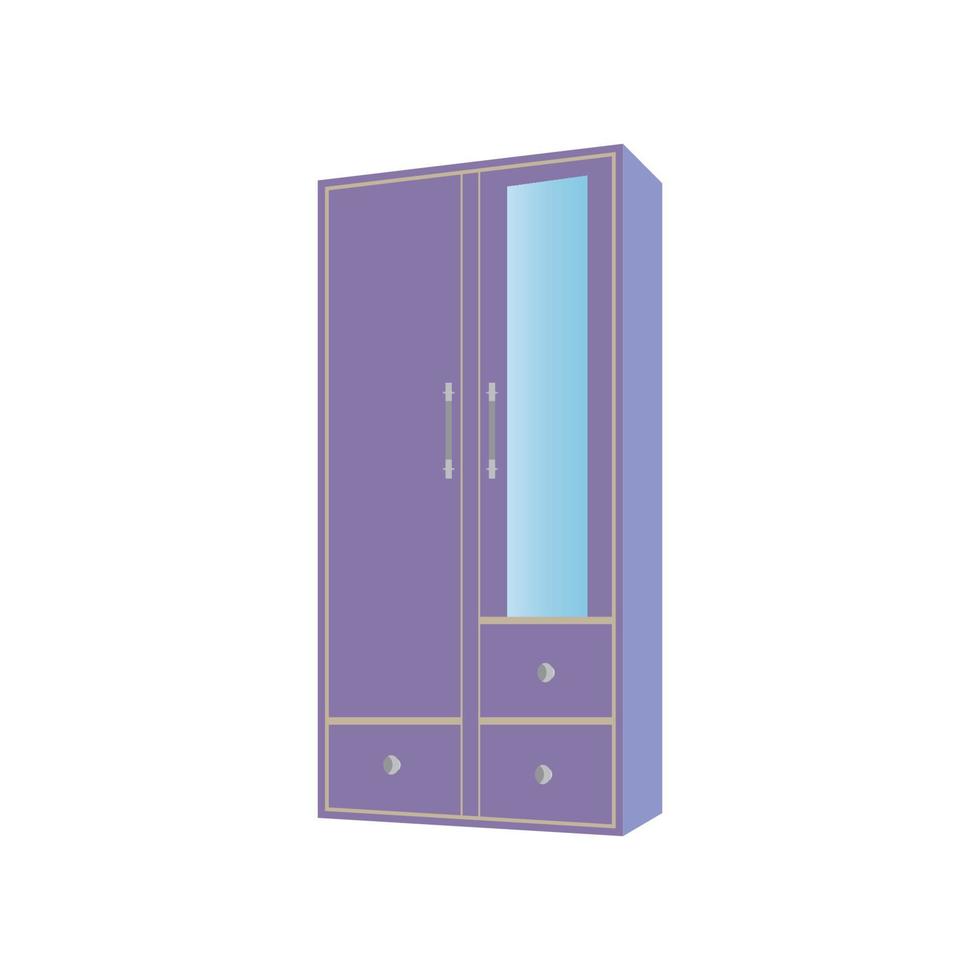Wardrobe vector icon background logo template