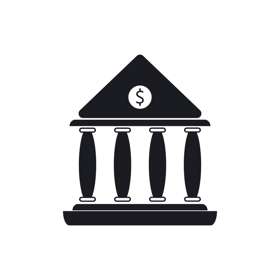 Business and finance icon bank vector illustration
