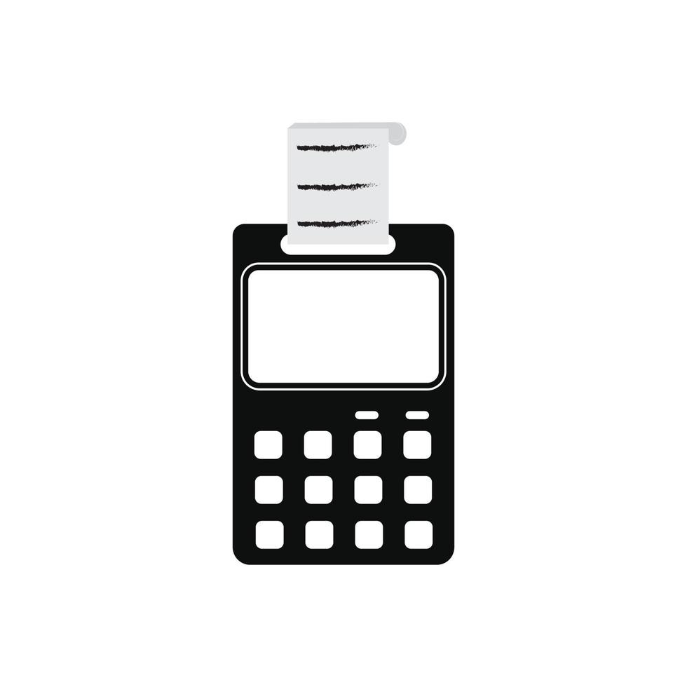 Credit card machine. ATM for money. Payment terminal illustration vector