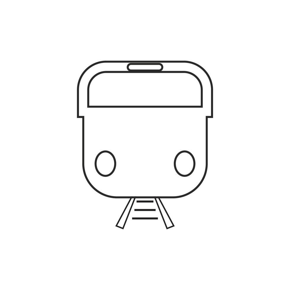 Train icon vector background