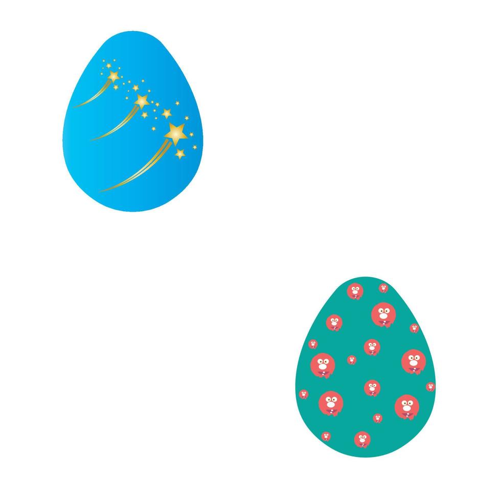 Easter vector icon tamplate background