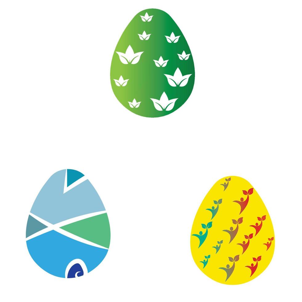 Easter vector icon tamplate background