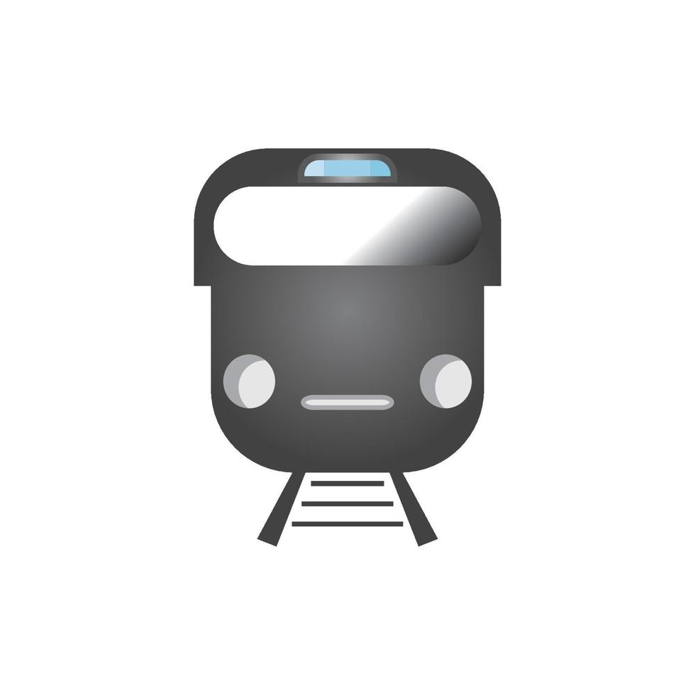 Train icon vector background