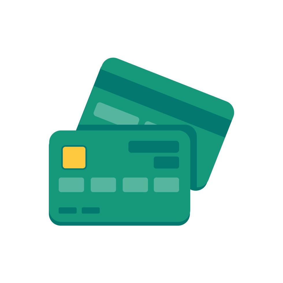 cash and credit card payment concept vector