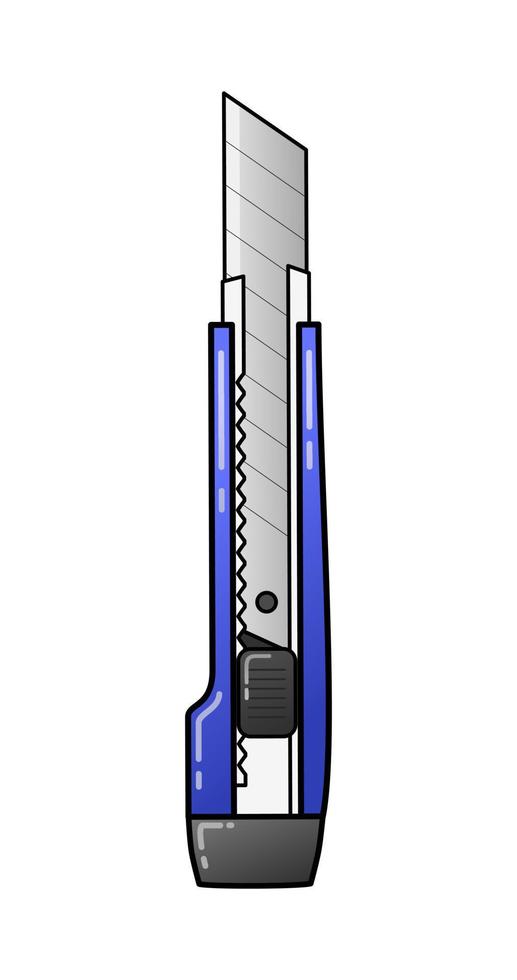 simple illustration of cutter on isolated background vector