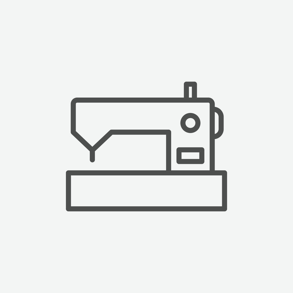 Sewing machine vector icon. Isolated device icon vector design.