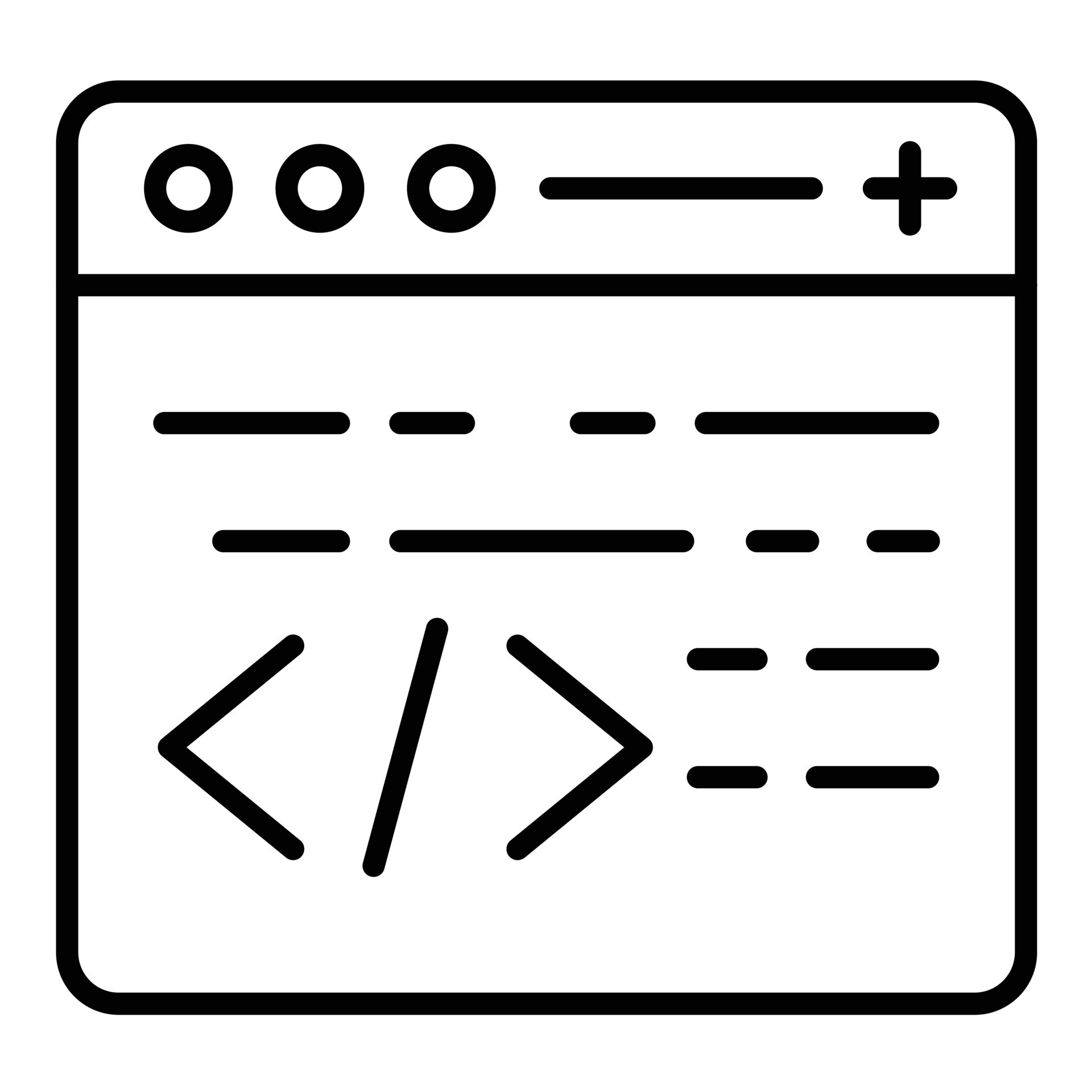 Programming Line Icon 7570852 Vector Art at Vecteezy