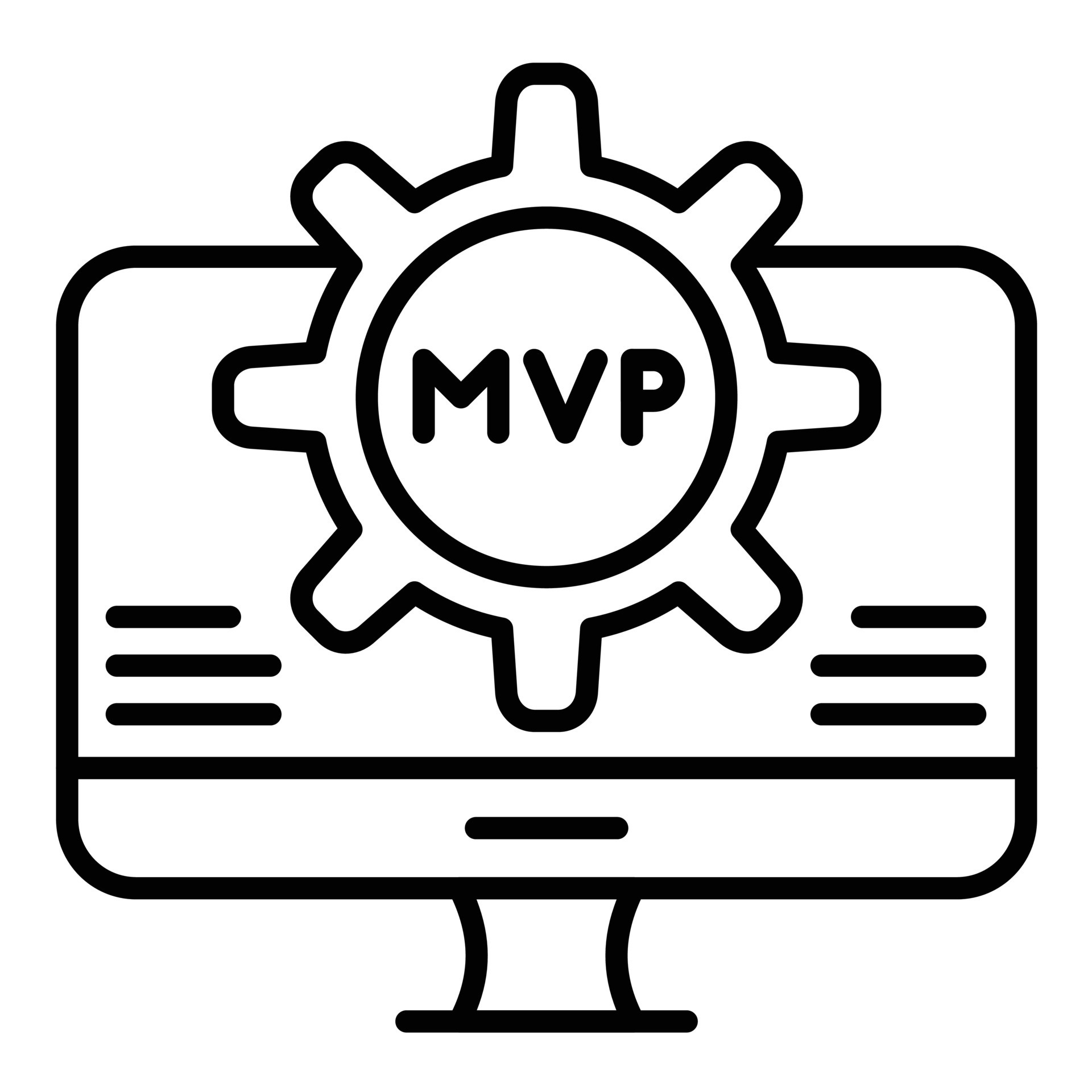 MVP Line Icon 7570854 Vector Art at Vecteezy