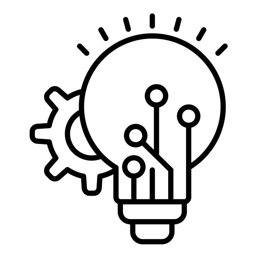 Innovation Line Icon vector