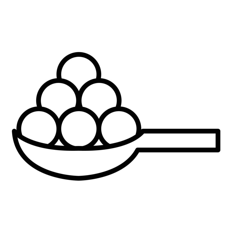 Tapioca Line Icon vector