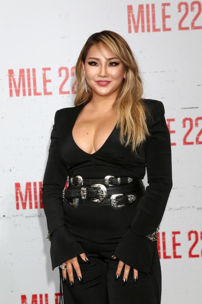 LOS ANGELES, AUG 9 - CL at the Mile 22 Premiere at the Village Theater on August 9, 2018 in Westwood, CA photo