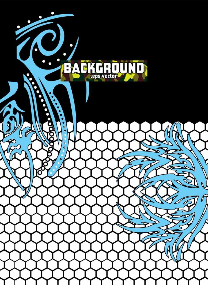 background design illustration for sports team uniform sublimation printing jersey fabric vector