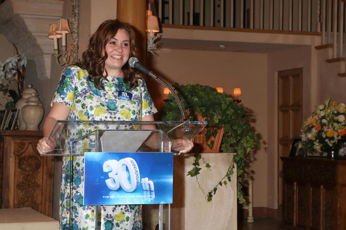 LOS ANGELES, MAR 23 - Angelica McDaniel at the On Set celebration of 30 Years of Bold and Beautiful and their 23 Daytime Emmy nominations at CBS Televsision City on March 23, 2017 in Los Angeles, CA photo