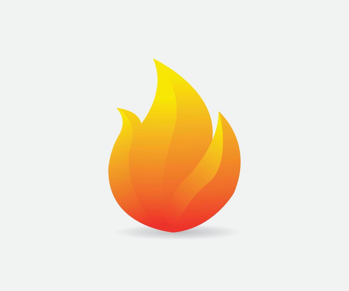 cool fire vector design