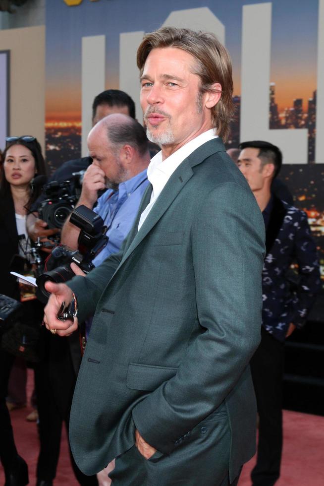 LOS ANGELES, JUL 22 - Brad Pitt at the Once Upon a Time in Hollywood Premiere at the TCL Chinese Theater IMAX on July 22, 2019 in Los Angeles, CA photo