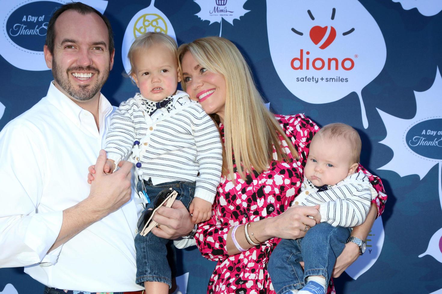 LOS ANGELES, NOV 19 - Bradford Bricken, Ford Bricken, Virginia Williams, Beau Bricken at the Diono Presents A Day of Thanks and Giving at Garland Hotel on November 19, 2017 in North Hollywood, CA photo