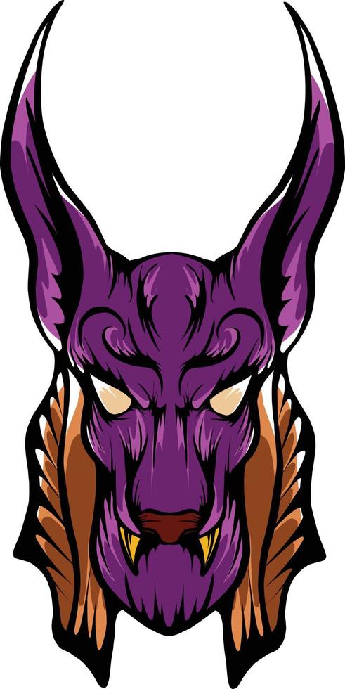 anubis illustration art vector