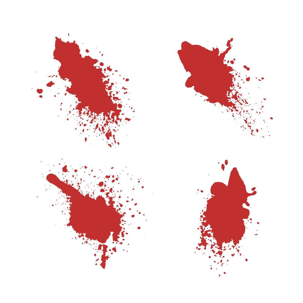 Blood splatter collection, vector file