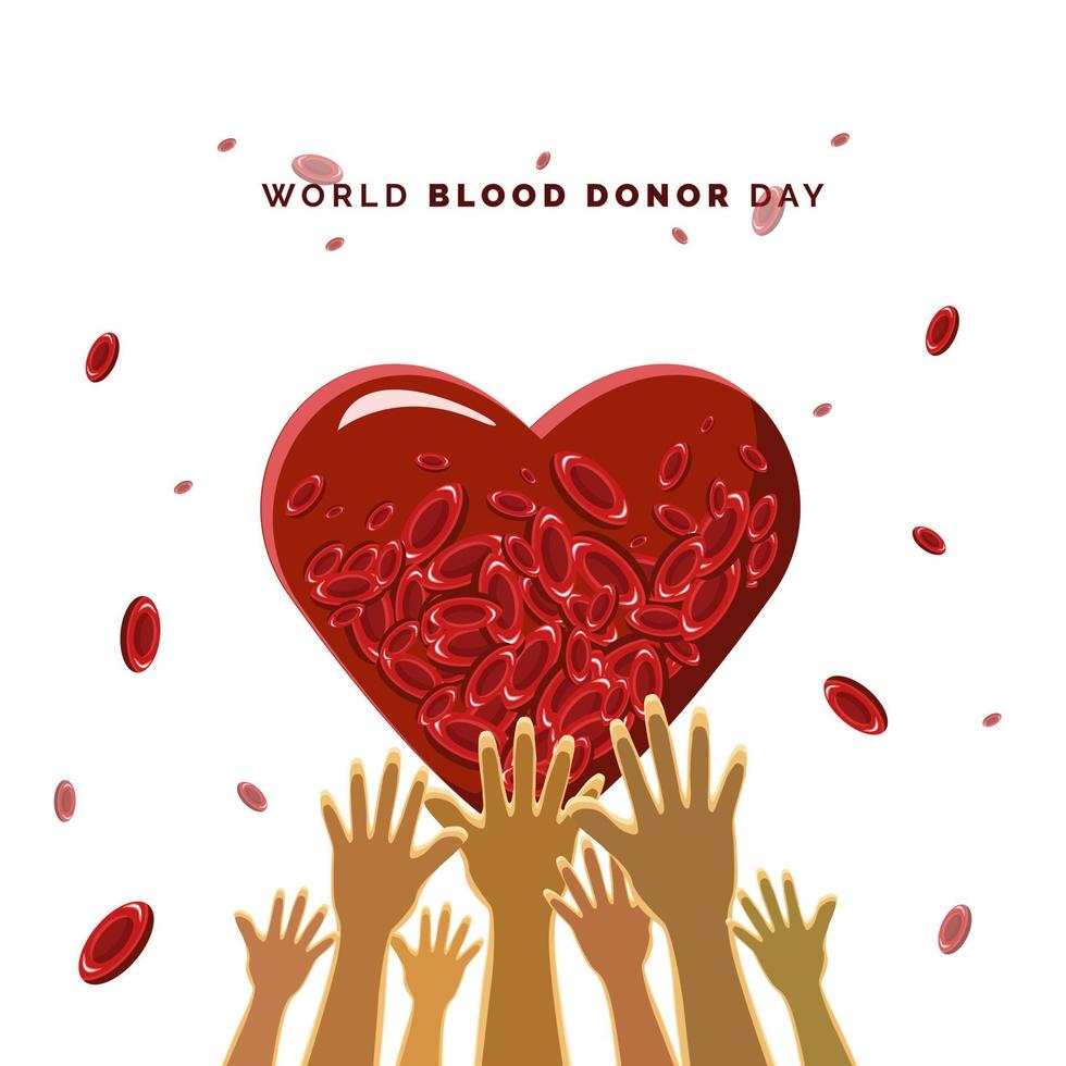 World Blood Donation Day vector