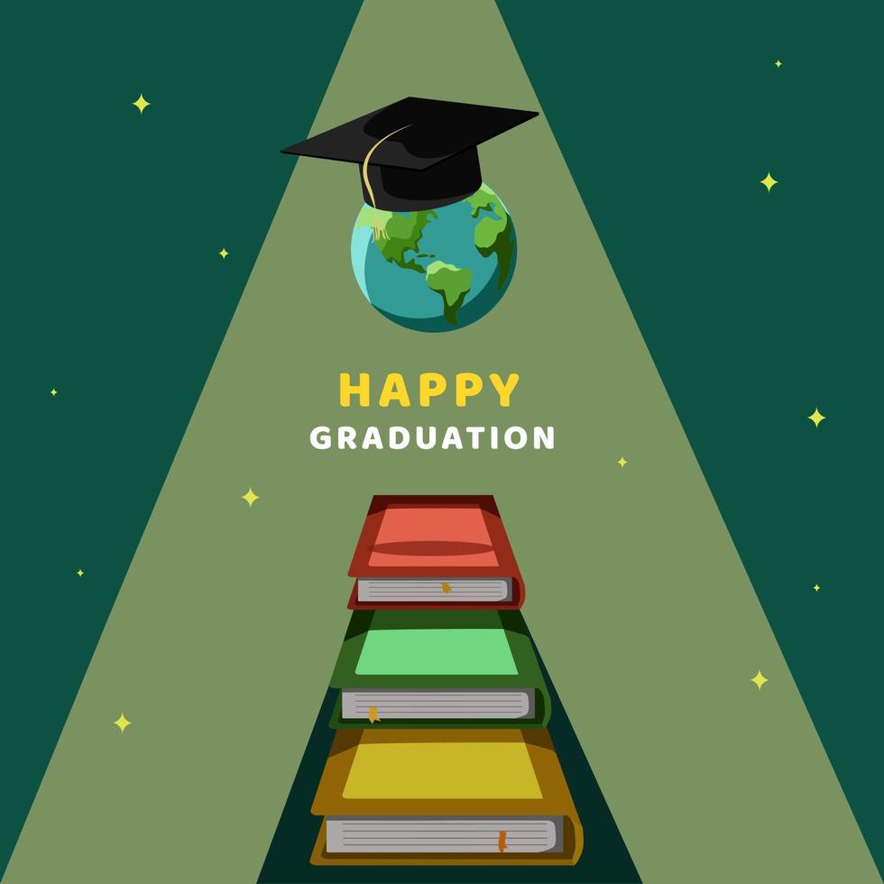 Graduation vector illustration