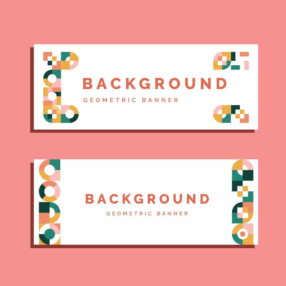 Background Pattern Vector Geomatric Banner