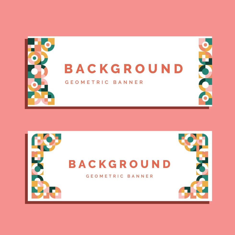 Background Pattern Vector Geomatric Banner