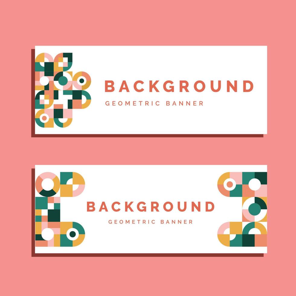 Background Pattern Vector Geomatric Banner