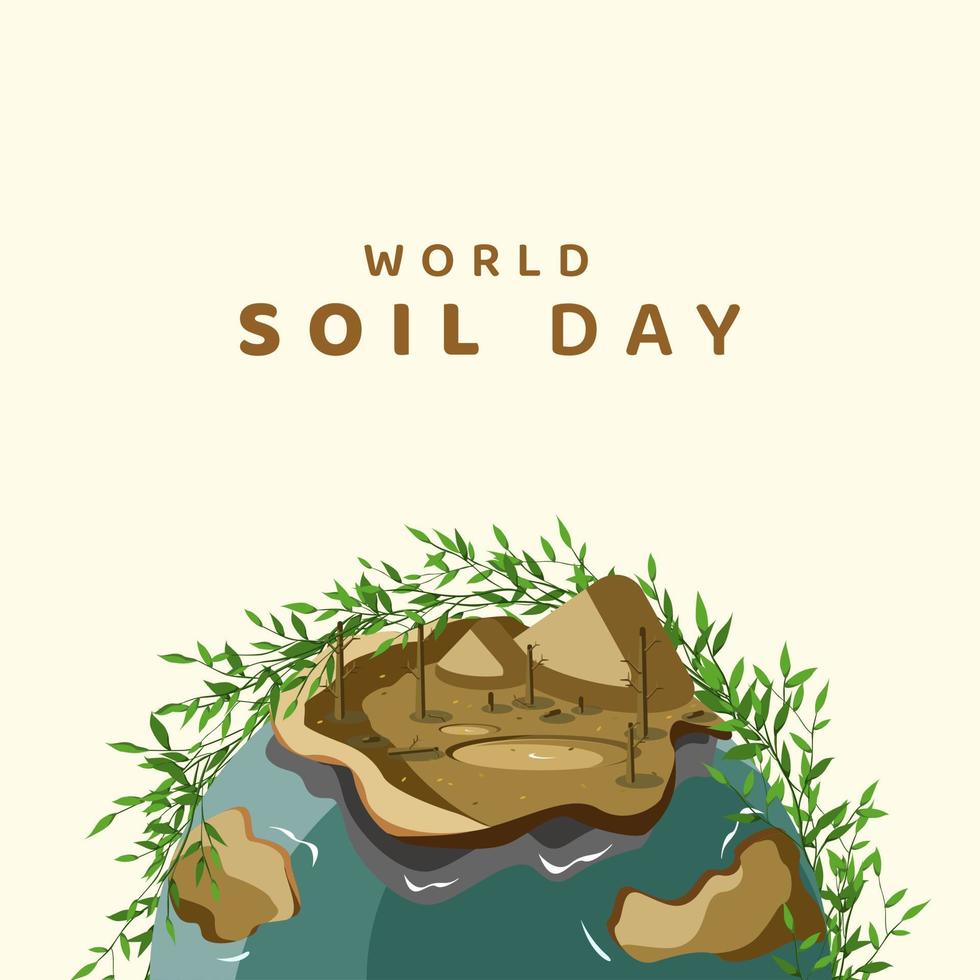 World Soil Day Illustration Vector