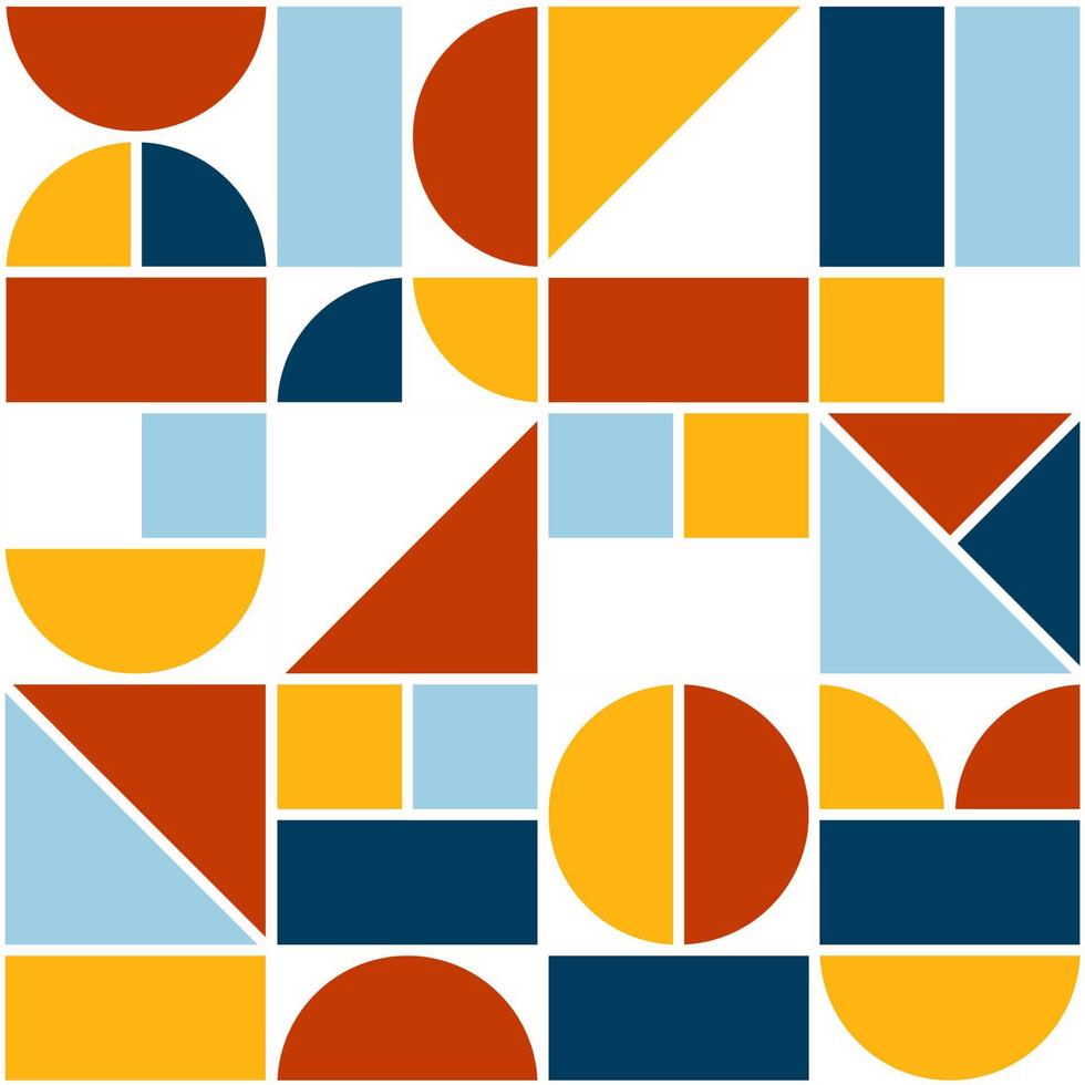 Color Geometric Pattern Background Vector