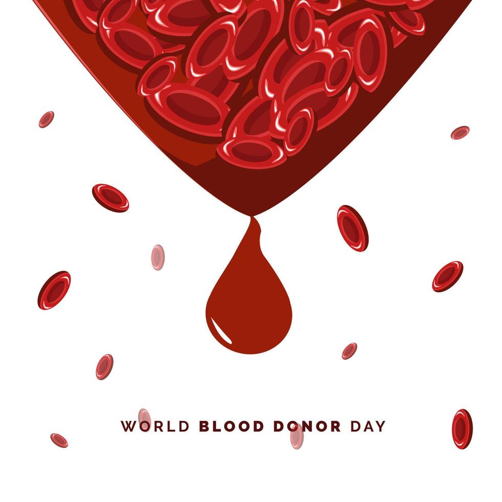 World Blood Donation Day vector