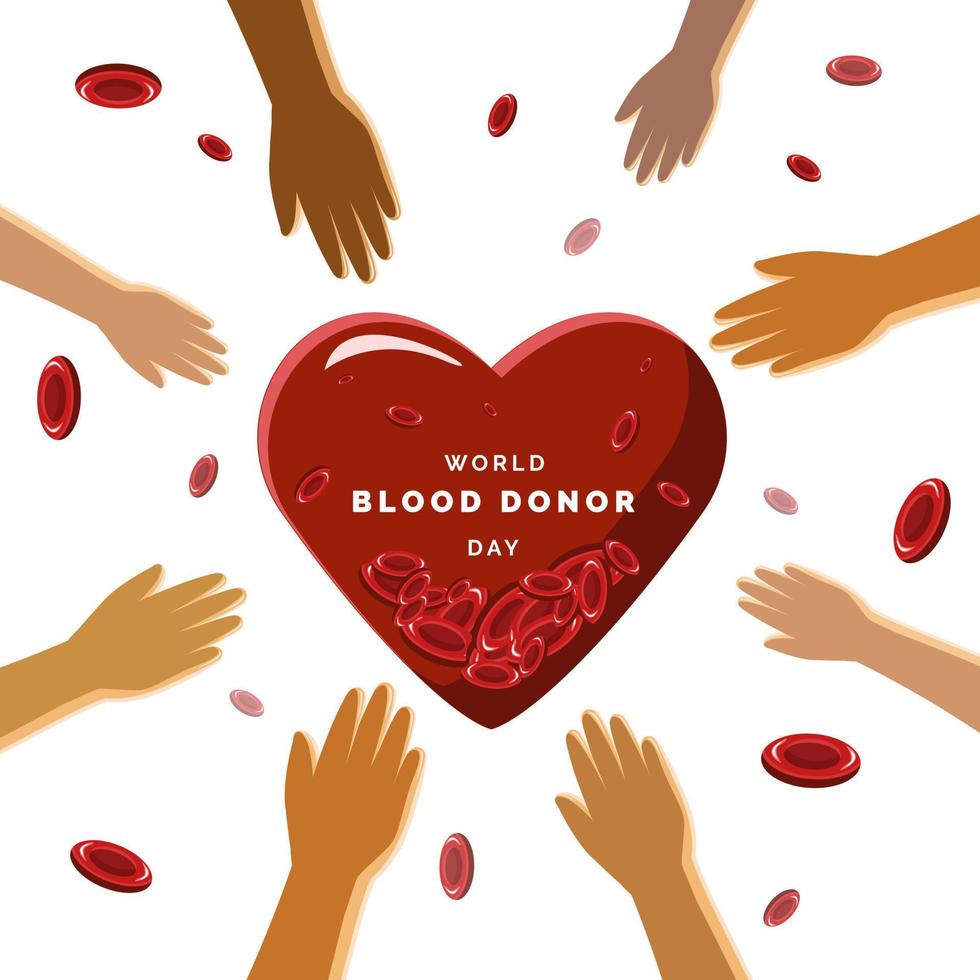 World Blood Donation Day vector