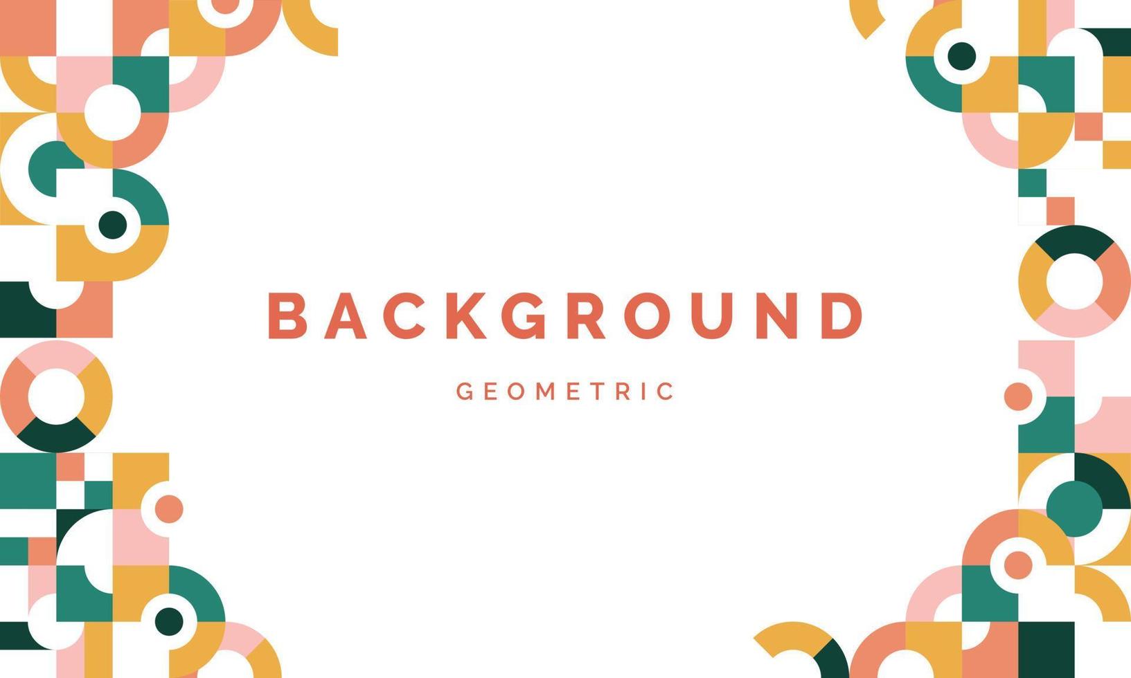 Color Geometric Pattern Background Vector