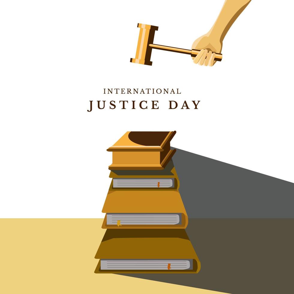 International Justice Day vector