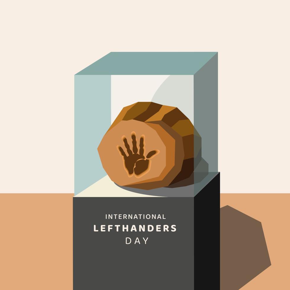 International Lefthanders Day vector