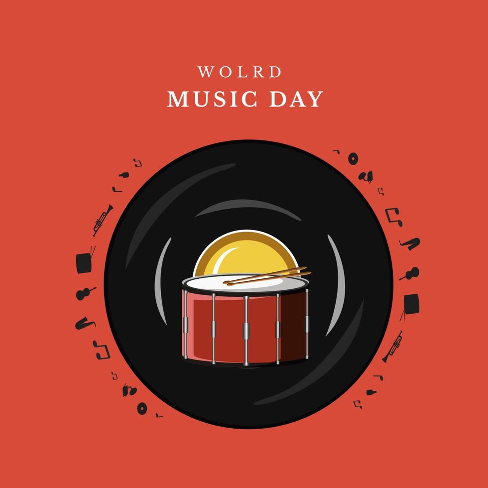 World Music Day vector