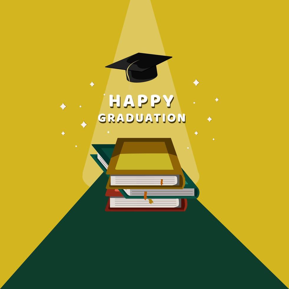 Graduation vector illustration