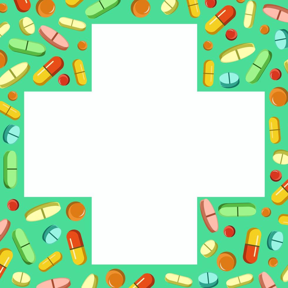 Background Pattern Illustration For Theme Medical vector
