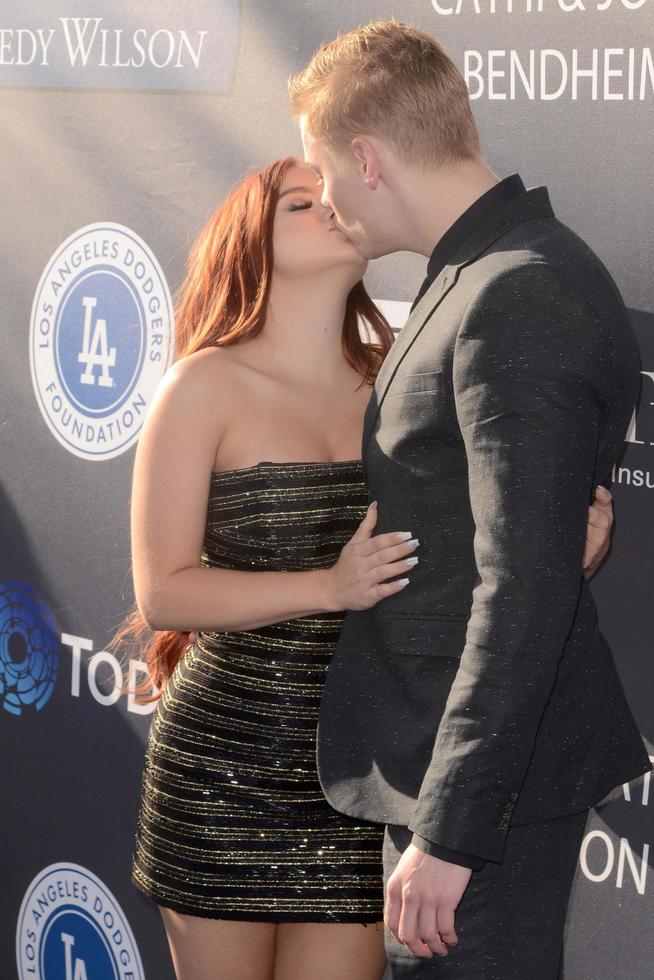 LOS ANGELES, JUN 8 - Ariel Winter, Levi Meaden at the Los Angeles Dodgers Foundations 3rd Annual Blue Diamond Gala at the Dodger Stadium on June 8, 2017 in Los Angeles, CA photo