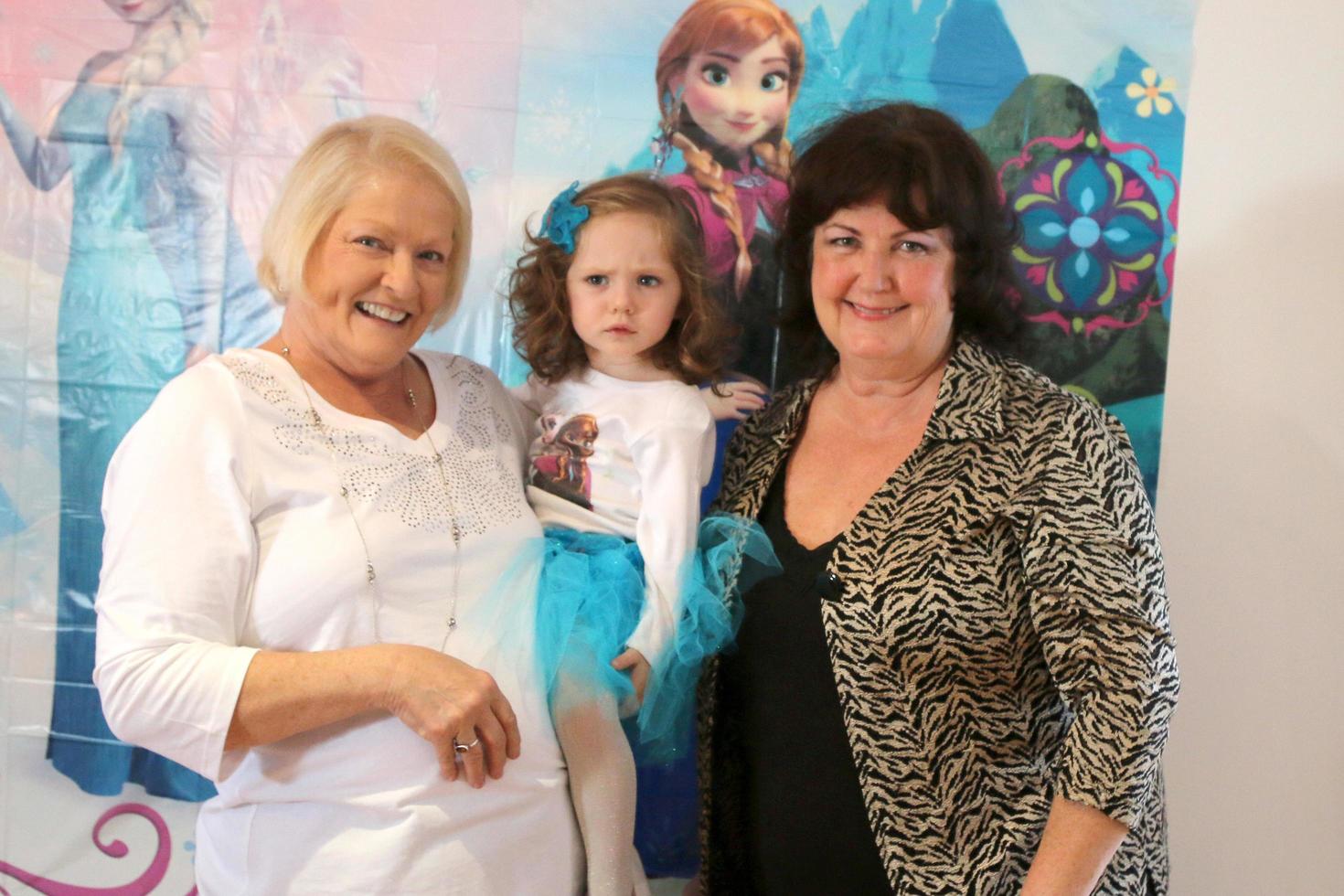 LOS ANGELES, NOV 26 - Amelie Bailey, Grandmothers at the Amelie Bailey 2nd Birthday Party at Private Residence on November 26, 2017 in Studio City, CA photo