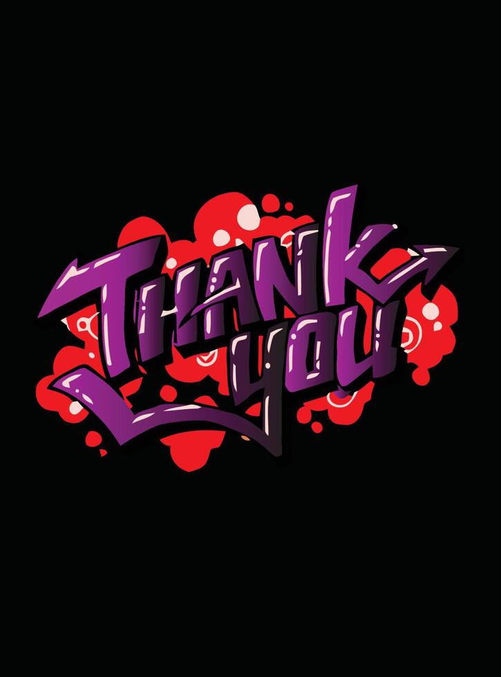 Thank you poster vector