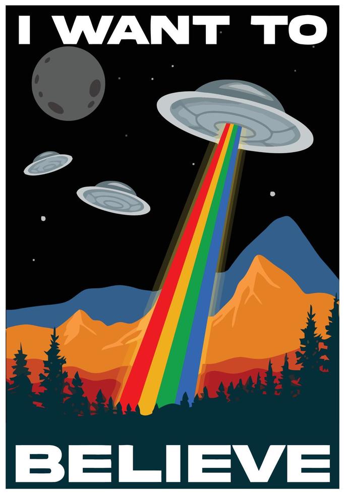 I want to believe vector