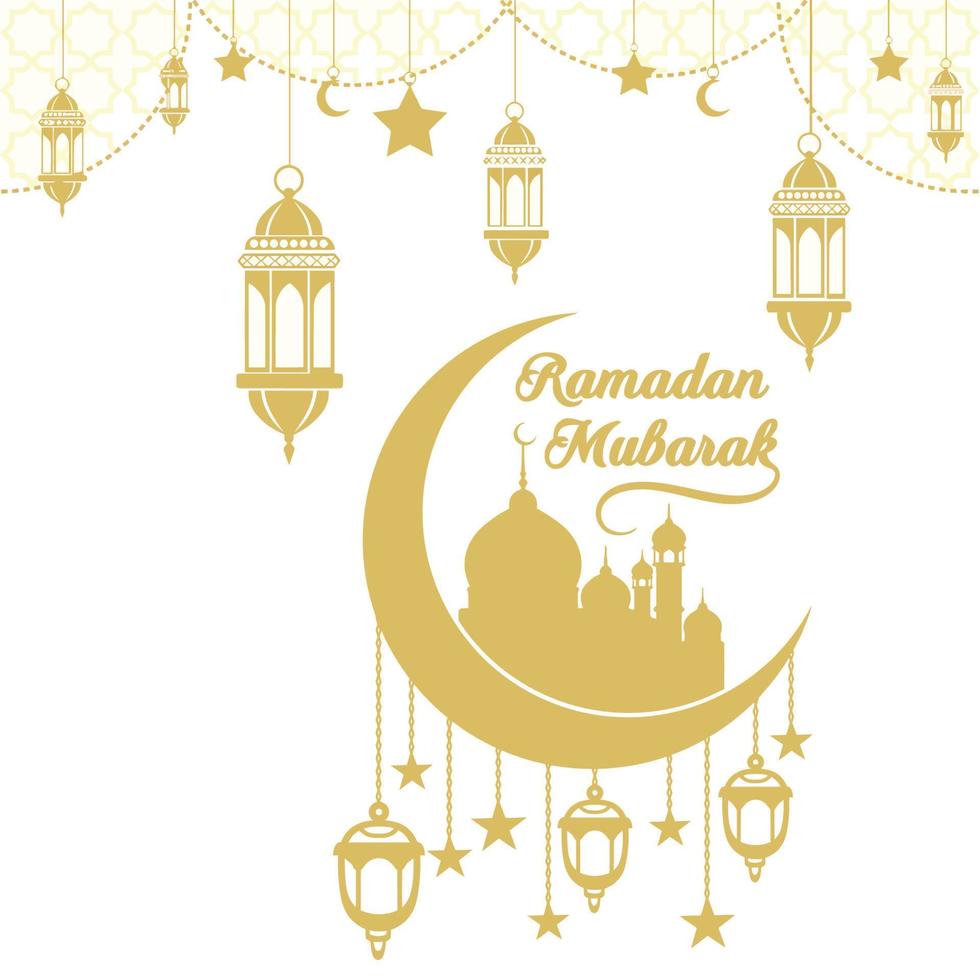 Ramadan Kareem poster vector