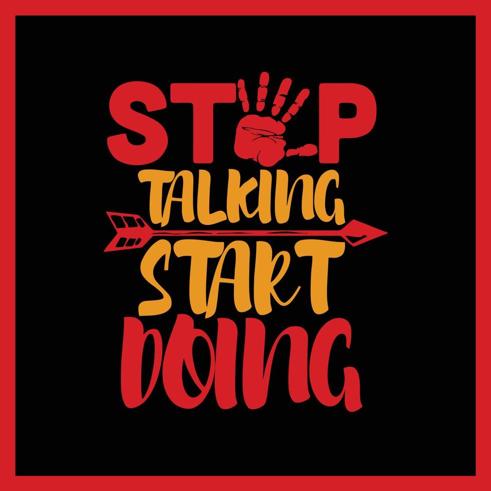 Stop talking start doing vector