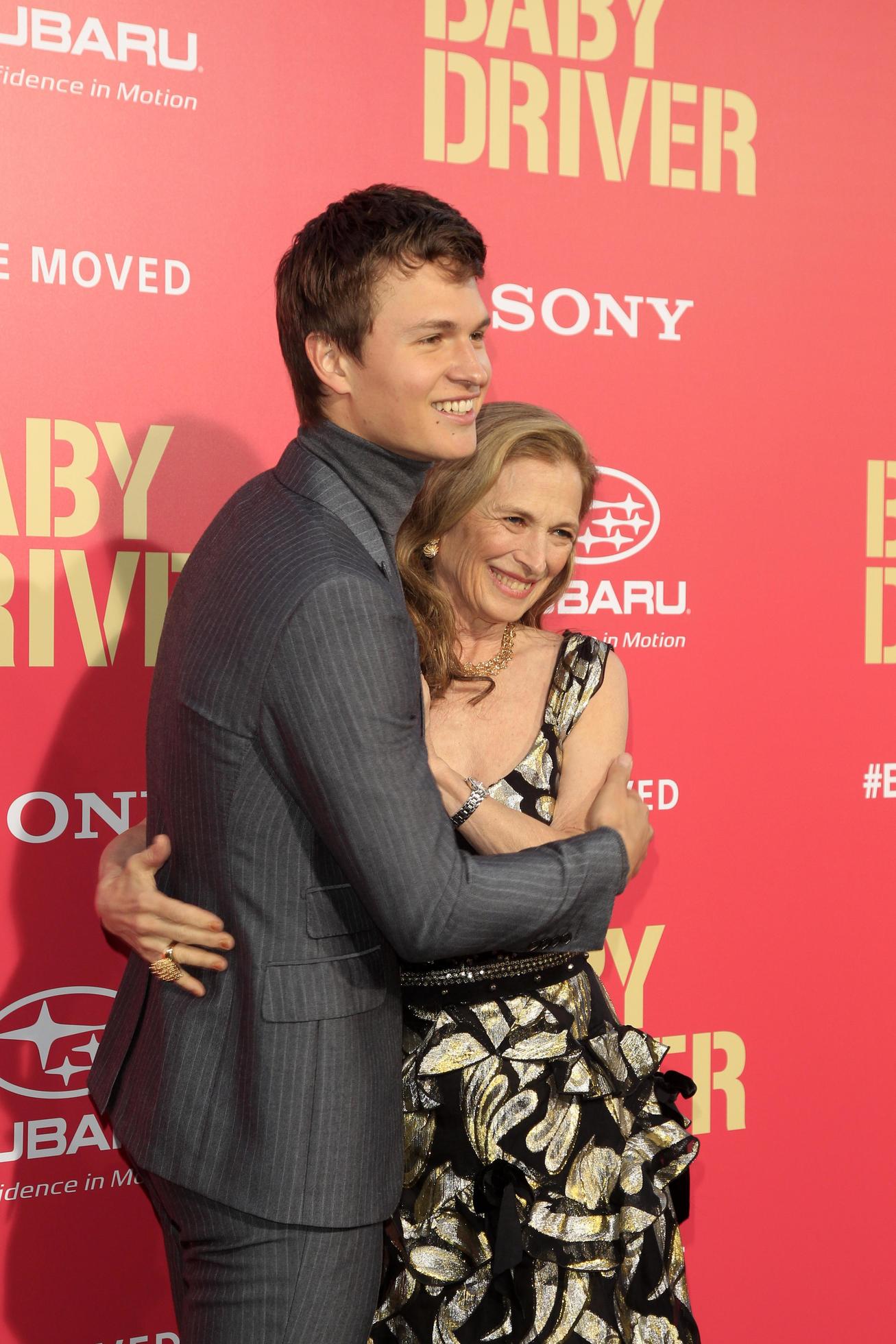 LOS ANGELES, JUN 14 Ansel Elgort, Grethe Barrett Holby at the Baby(09)