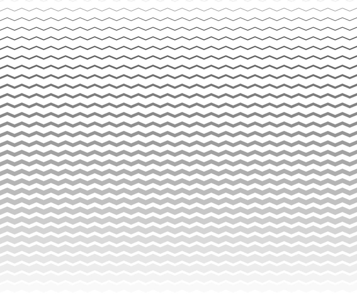 Wave, zigzag lines pattern. Black wavy line on white background. Texture vector - illustration