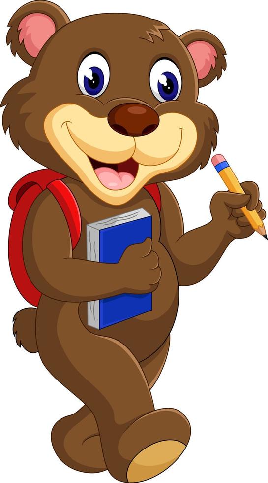 Cartoon teddy bear vector