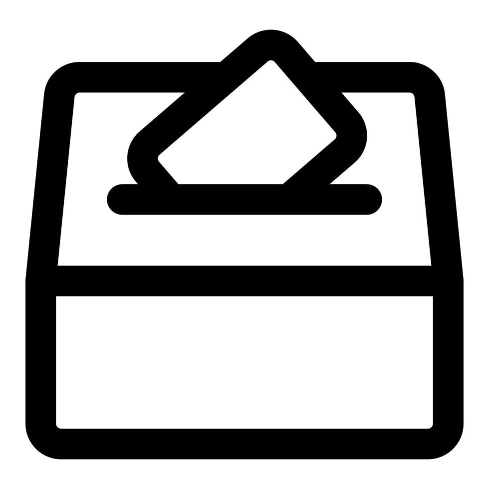 ballot boax icon vector